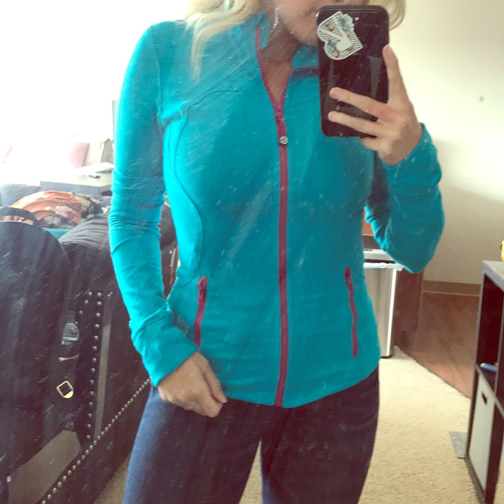 LULULEMON ZIP TEAL